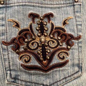 Spanner Women's Beaded Jeans 6